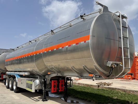 Semi-reboque seguro para transporte de combustível 55cbm 45000/50000 litros Tanker diesel