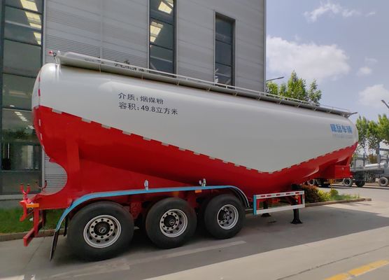Tanque Semi-remolque de alumínio personalizável a granel de cimento Pneumático para função de caminhão