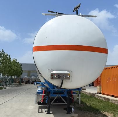 Tanque Semi-remolque de alumínio personalizável a granel de cimento Pneumático para função de caminhão