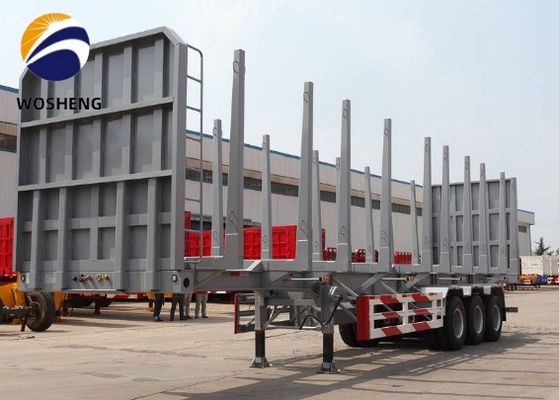 3 eixos trailers de caminhão de piso A melhor escolha para o transporte de 20ft e 40ft contêineres