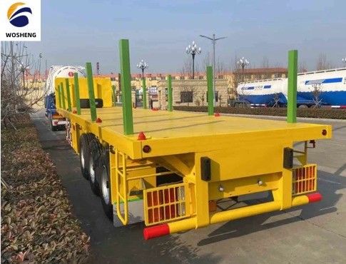 Plataforma de transporte de madeira para exploração madeireira 3 eixos