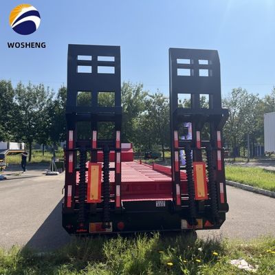 Semi-remolque de 6 eixos perfeito para o transporte de escavadeiras de 100-120 toneladas e dozers