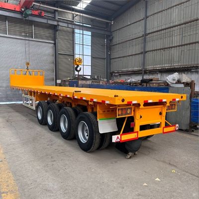 50ft 53ft Flatbed Semi-Trailer 3 eixo de aço Flatbed Trailers para em caminhão trailer