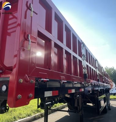 Reboque de transporte de gado 40FT 3 eixos Reboque de vedação de armazém para o mercado africano