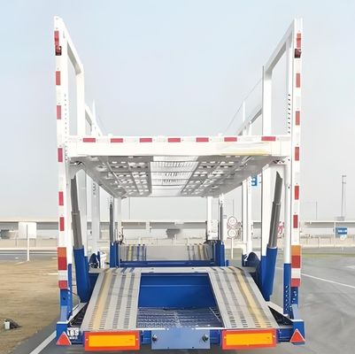 Reboques de transporte de carga e descarga automática de dois andares adequados às exigências do cliente