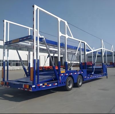 Reboques de transporte de carga e descarga automática de dois andares adequados às exigências do cliente