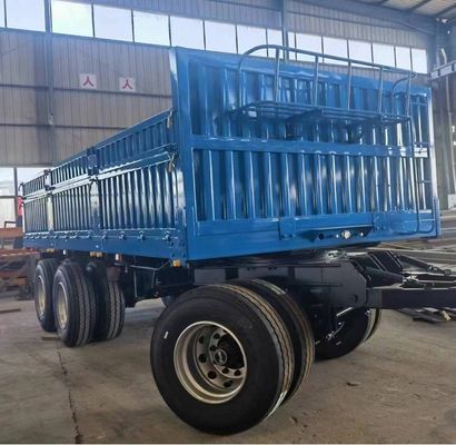 Reboque de acero 2/3 eixos 10-30 toneladas com estaca de vedação e sistema de travagem T30/30