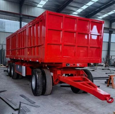40-100 toneladas de reboque de reboque Dolly Full Truck Trailer com estaca de parede lateral para cargas pesadas