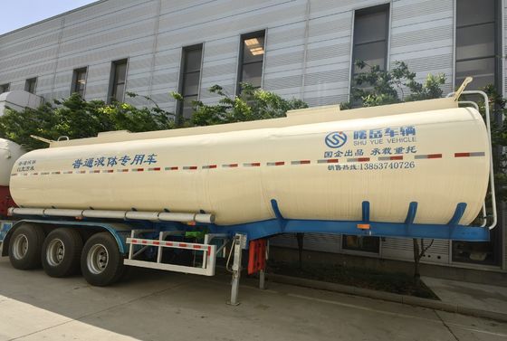 Reboque de tanque de liga de alumínio de aço inoxidável Carga útil máxima 30000 kg para transporte de líquidos