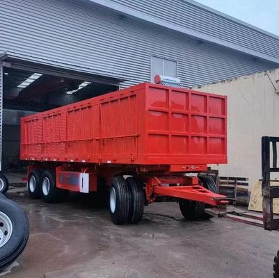 40-100 toneladas de reboque de reboque Dolly Full Truck Trailer com estaca de parede lateral para cargas pesadas