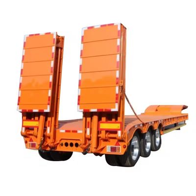Reboque de contêineres para cargas de 40T-100T 13/16/20 toneladas eixo Q345B / T700 viga de aço