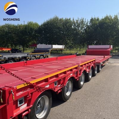 FUWA/JOST/WOSHENG Engrenagem de aterragem 50 toneladas 60 toneladas Semi-reboque hidráulico de pescoço de ganso