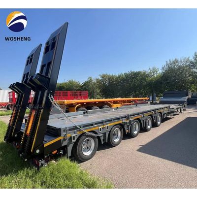 FUWA/JOST/WOSHENG Engrenagem de aterragem 50 toneladas 60 toneladas Semi-reboque hidráulico de pescoço de ganso
