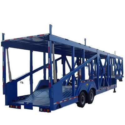 Reboque de camião 25-60 toneladas 2 ou 3 eixos Semi-reboque de transporte de automóveis para clientes Opcional
