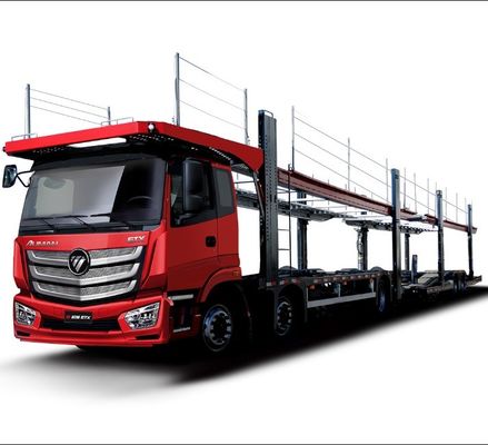 2024 3 eixos duplo deck 6-10 unidade de transporte de veículos semi-reboque caminhão pneu de reboque 12R22.5