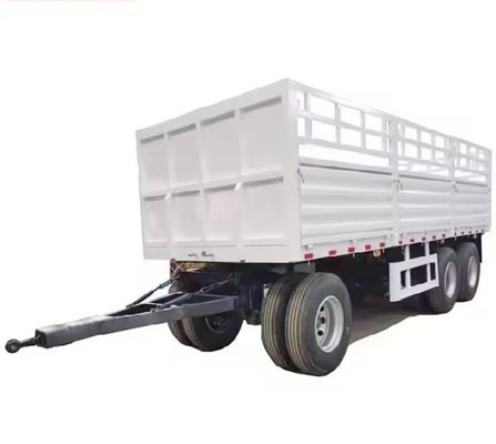 3 eixo de tração removendo Dolly Full Truck Trailer com cerca estaca solicitação do cliente