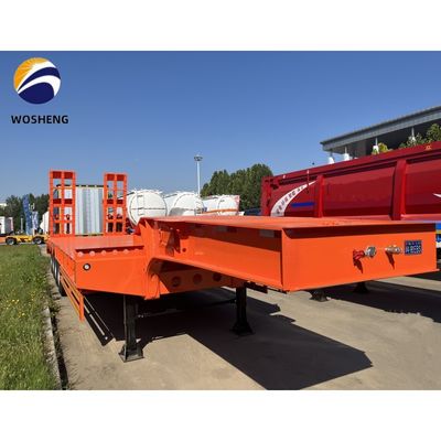 30-150tons camião reboque semi-reboque cama baixa Lowboy semi-reboque para equipamento pesado