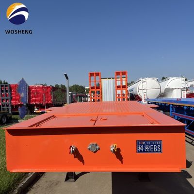 30-150tons camião reboque semi-reboque cama baixa Lowboy semi-reboque para equipamento pesado