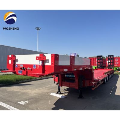 30-150tons camião reboque semi-reboque cama baixa Lowboy semi-reboque para equipamento pesado
