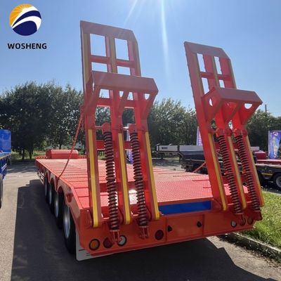 9.0-22.5 Rem 3 eixo 60T caminhão semirreboque para equipamento pesado