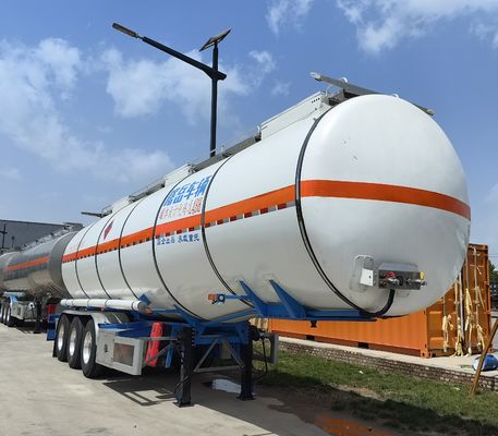 3 eixos personalizados Tanque de líquido e óleo Semi-remolque Tanker de combustível 13000*2550*3780mm