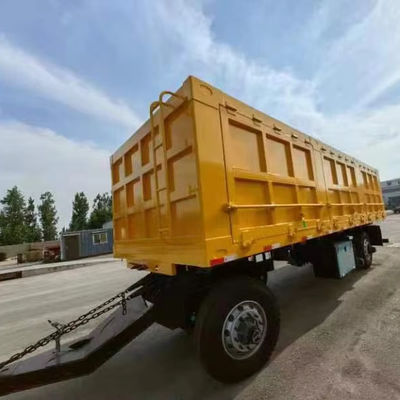 500 mm de altura Q345 de aço carbono tractor removendo Dolly Full Trailer para 40-100 toneladas de carga