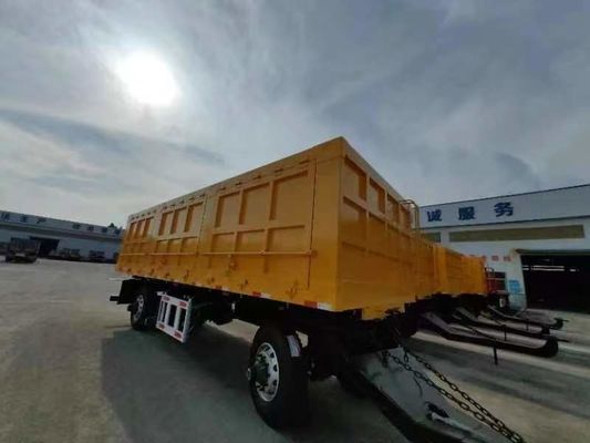 500 mm de altura Q345 de aço carbono tractor removendo Dolly Full Trailer para 40-100 toneladas de carga