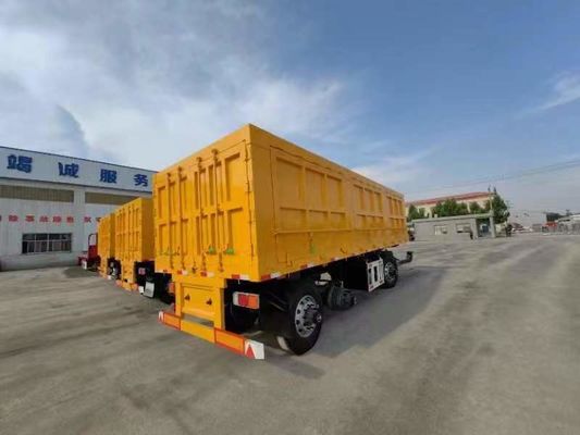 500 mm de altura Q345 de aço carbono tractor removendo Dolly Full Trailer para 40-100 toneladas de carga