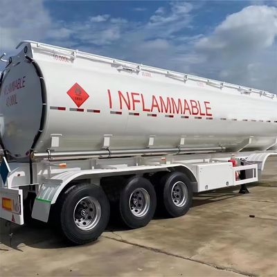 Aço inoxidável 3 eixos camião de combustível de óleo semi-reboques 4000 a 45000 litros petroleiro