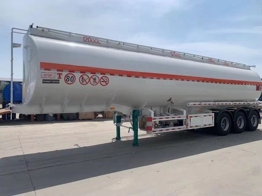 Aço inoxidável 3 eixos camião de combustível de óleo semi-reboques 4000 a 45000 litros petroleiro