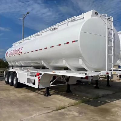 Aço inoxidável 3 eixos camião de combustível de óleo semi-reboques 4000 a 45000 litros petroleiro