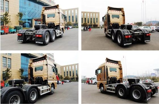 Logística Transportes HP 380/400/420 6x4 4x2 Tractor Truck Head para reboques de caminhões
