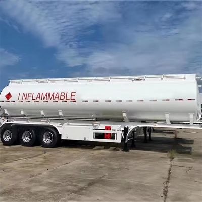 Aço inoxidável 3 eixos camião de combustível de óleo semi-reboques 4000 a 45000 litros petroleiro