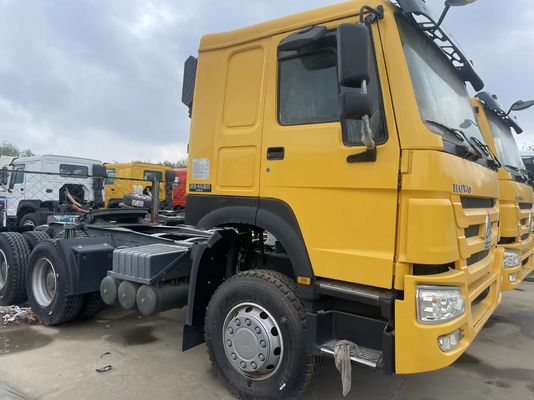 Usado Direção esquerda 6x4 Cabeça de caminhão 350-450HP Trator caminhão com capacidade de 31-40 T