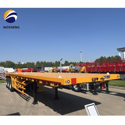 20ft 40ft Container Flatbed Truck Semi-trailer com 3mm 4mm Grain Plate Platform
