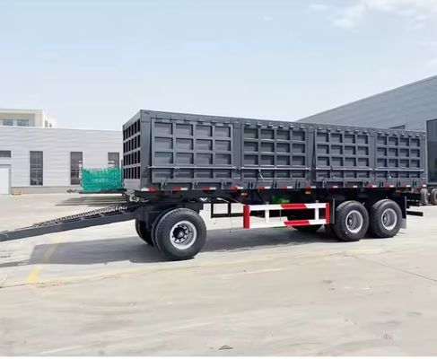 Requisito do cliente Reboque completo com 2 eixos 20FT