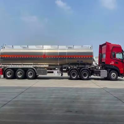 Remolque de camião 20-60CBM Tanque de alimentos líquidos Semi-remolque com suspensão aeromecânica