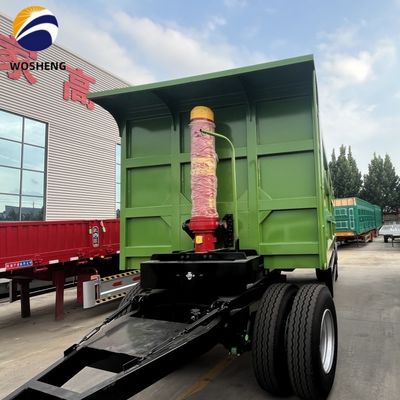 500 mm Q345 Bar de Tiro de Aço de Carbono Parede lateral Trailers completos para 40-100 toneladas de capacidade de carga