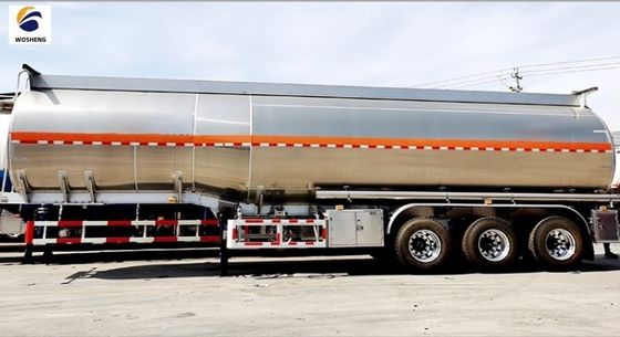 Remolque de camião 20-60CBM Tanque de alimentos líquidos Semi-remolque com suspensão aeromecânica