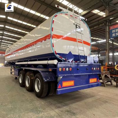 2000L 60000L 3 eixos tanque de combustível gasolina / querosene / tanque de diesel semi-reboque