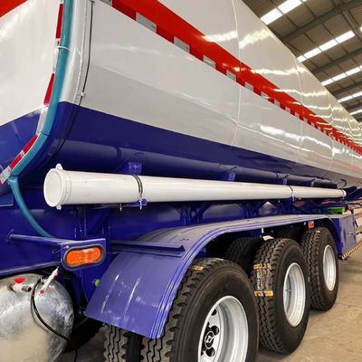 2000L 60000L 3 eixos tanque de combustível gasolina / querosene / tanque de diesel semi-reboque