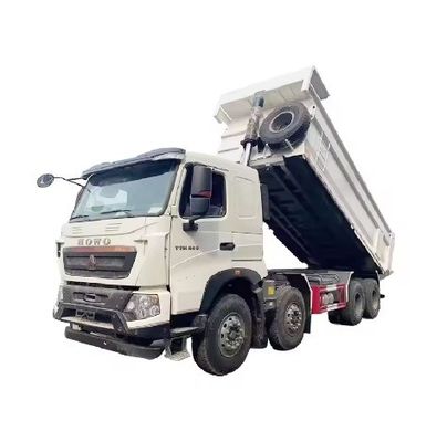 Direção esquerda Usado 336HP HOWO Dump Truck para transporte em excelente estado