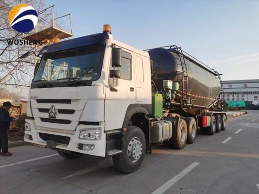 Aço/Alumínio/Alogia 40-50 toneladas Tanque de cimento a granel do tipo V