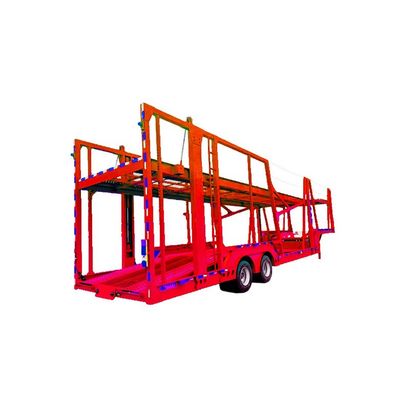 WS Veículo Dois eixos SAF 8 Carros Trailers de transporte Carro Transporter Trailer para a Rússia