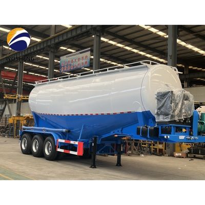 3 eixo 45 50 60 cbm Fly Ash Silo Cement Tanker Trailer com pressão de trabalho de 2,5 bar