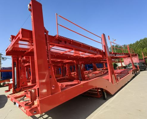 Customizado 6 8 10 Carros Duplo Deck Car Car Carrier Semi-Relógio Perfeito para caminhões Trailers