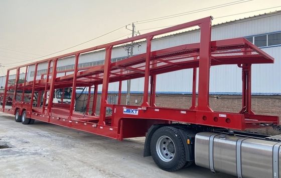 Customizado 6 8 10 Carros Duplo Deck Car Car Carrier Semi-Relógio Perfeito para caminhões Trailers