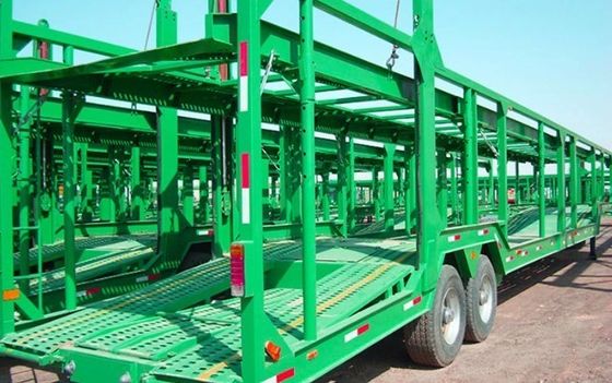 4pcs pneu de dois andares carro reboque Dolly Trailer para o transporte de carros no mercado russo