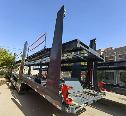 8.25x22.5 Fio de aço de dois andares porta-carros semi-reboque para veículos personalizados