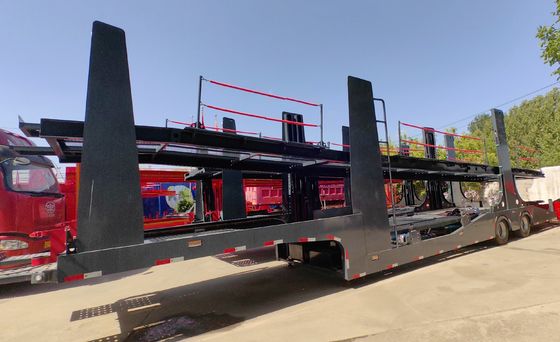 8.25x22.5 Fio de aço de dois andares porta-carros semi-reboque para veículos personalizados